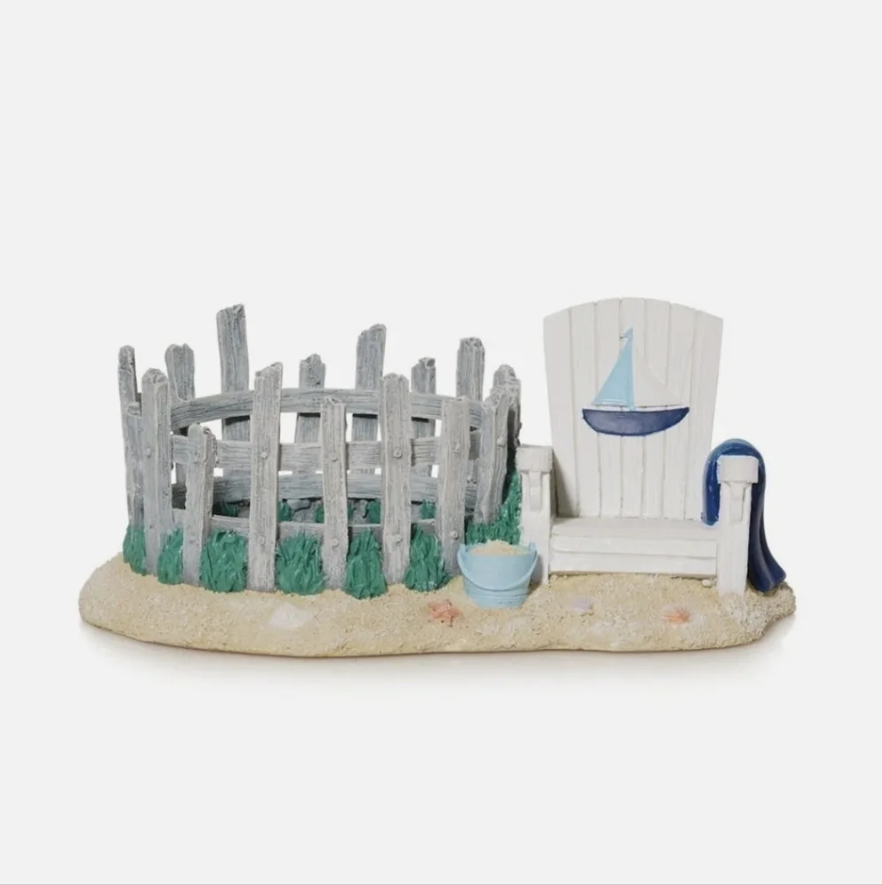 Yankee Candle Sailboat Beach Chair Candle Holder Fits LG Jar & Signature BNWT SO
